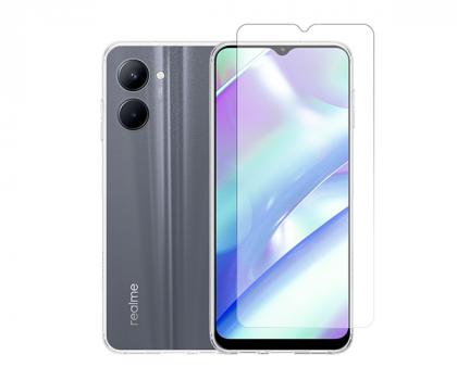 Transparent Case + COZY Screen Protector for Realme C33