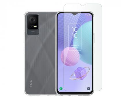 Transparent Case + COZY Screen Protector for TCL 405