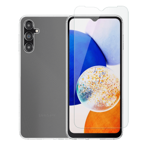 Διάφανη Θήκη + Γυαλί Προστασίας Οθόνης COSY για SAMSUNG Galaxy A14 4G/ 5G