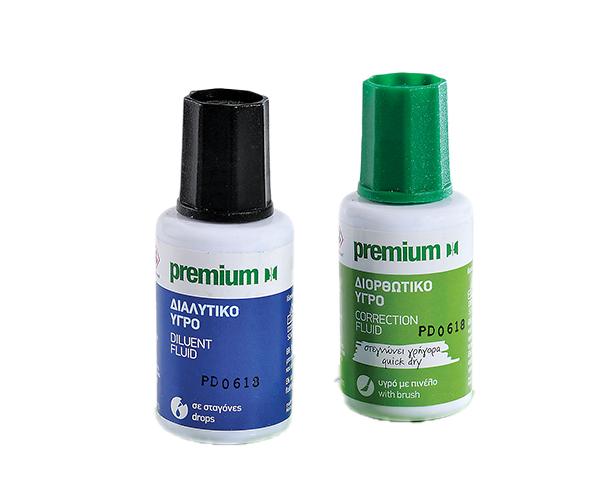 διορθωτικό υγρό 20 ml και διαλυτικό