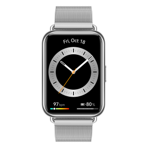 HUAWEI Watch Fit 2 Silver Frost Milanese Smartwatch