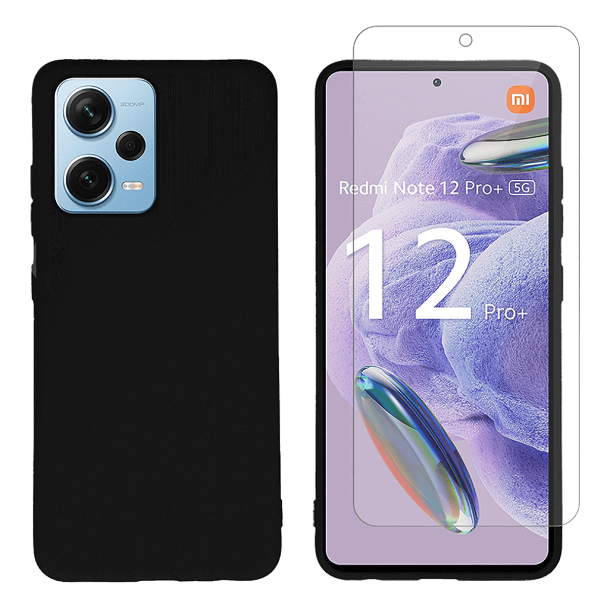 Θήκη Matte + Γυαλί Προστασίας Οθόνης COSY για XIAOMI Redmi Note 12 Pro+ 5G