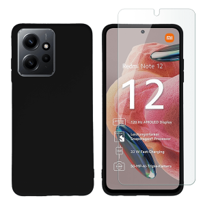 Θήκη Matte + Γυαλί Προστασίας Οθόνης COSY για XIAOMI Redmi Note 12 4G