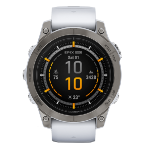 GARMIN epix Pro Sapphire 47mm Titanium Whitestone Smartwatch
