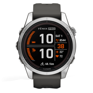 GARMIN fenix 7S Pro Solar Silver Graphite Smartwatch