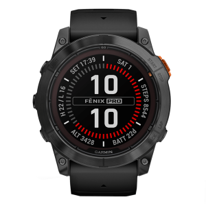 GARMIN fenix 7X Pro Solar Slate Grey Black Smartwatch