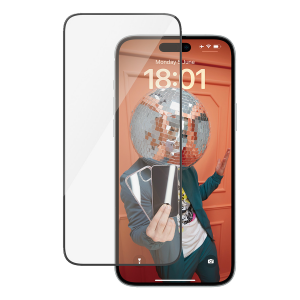 Γυαλί Προστασίας Οθόνης με Πλαίσιο PANZERGLASS Ultra - Wide Fit για iPhone 15 Plus