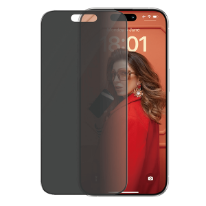Γυαλί Προστασίας Οθόνης με Πλαίσιο PANZERGLASS Ultra - Wide Fit Privacy για iPhone 15 Pro