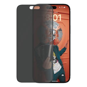 Γυαλί Προστασίας Οθόνης με Πλαίσιο PANZERGLASS Ultra - Wide Fit Privacy για iPhone 15 Plus