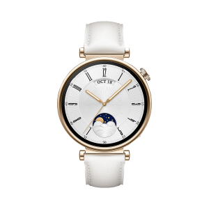 HUAWEI Watch GT 4 White Leather Smartwatch