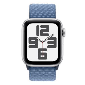 APPLE Watch SE GPS 40mm Silver Aluminium Case με Winter Blue Sport Loop Smartwatch