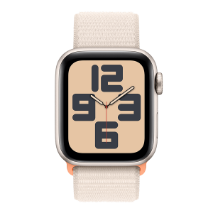 APPLE Watch SE GPS 40mm Starlight Aluminium Case με Starlight Sport Loop Smartwatch