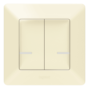 LEGRAND Valena Life Ασύρματος Διπλός Διακόπτης Ρολών with Netatmo