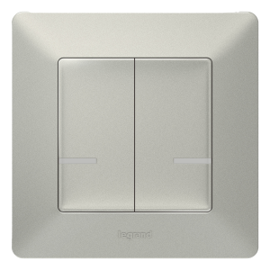 LEGRAND Valena Life Ασύρματος Διπλός Διακόπτης Ρολών with Netatmo