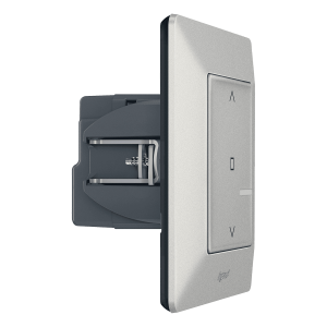 LEGRAND Valena Life Συνδεδεμένος Τοπικός Διακόπτης Ρολών με Ουδέτερο with Netatmo Aluminium