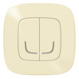 LEGRAND Valena Allure Συνδεδεμένος Διπλός Διακόπτης με Ουδέτερο Ivory