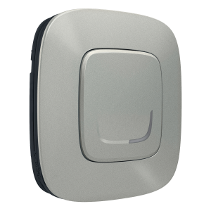 LEGRAND Valena Allure Ασύρματος Διακόπτης On/ Off with Netatmo Aluminium