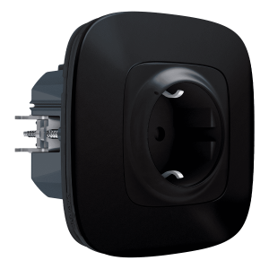 LEGRAND Valena Allure Συνδεδεμένη Πρίζα Σούκο with Netatmo Black