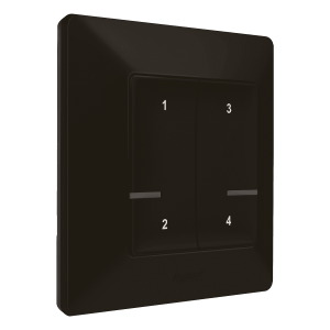 LEGRAND Valena Life Ασύρματος Διακόπτης 4 Σεναρίων with Netatmo Black