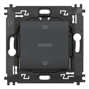 LEGRAND LivingLight Ασύρματος Διακόπτης Ρολών with Netatmo 2 στοιχείων Graphite