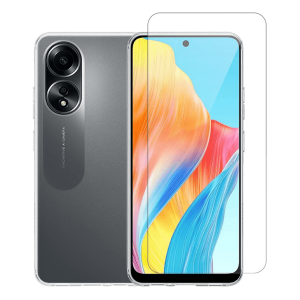 Διάφανη Θήκη + Γυαλί Προστασίας Οθόνης COSY για OPPO A58 4G
