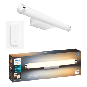 PHILIPS Hue White Ambiance Έξυπνος Λαμπτήρας Bathroom Adore Mirror Light 13W 24V + Hue Διακόπτης Dimmer