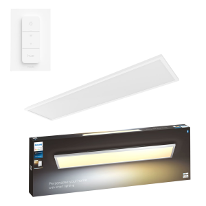 PHILIPS Hue White Ambiance Έξυπνο Φωτιστικό Οροφής Aurelle Panel Light 46.5W + Hue Διακόπτης Dimmer