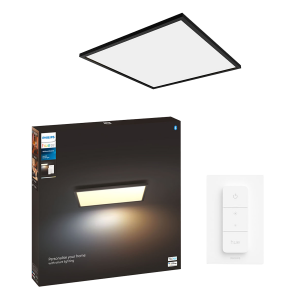 PHILIPS Hue White Ambiance Έξυπνο Φωτιστικό Οροφής Aurelle Square Panel Light 39W + Hue Διακόπτης Dimmer
