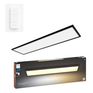 PHILIPS Hue White Ambiance Έξυπνο Φωτιστικό Οροφής Aurelle Rectangle Panel Light 39W + Hue Διακόπτης Dimmer