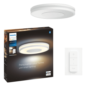 PHILIPS Hue White Ambiance Έξυπνο Φωτιστικό Οροφής Being + Philips Hue Bridge + Διακόπτης Dimmer