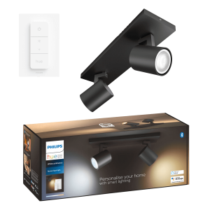 PHILIPS Hue White Ambiance Runner Διπλό Σποτ + Διακόπτης Dimmer