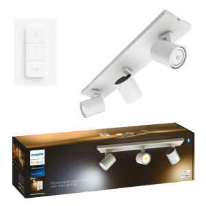 PHILIPS Hue White Ambiance Runner Τριπλό Σποτ + Διακόπτης Dimmer