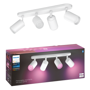 PHILIPS Hue White & Color Ambiance Fugato Τετραπλό Σποτ