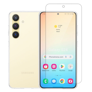 Διάφανη Θήκη + Γυαλί Προστασίας Οθόνης COSY για SAMSUNG Galaxy S24+