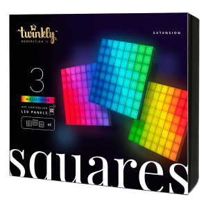 Έξυπνα Πλακίδια Φωτισμού TWINKLY Square 64RGB (3 Τεμάχια)