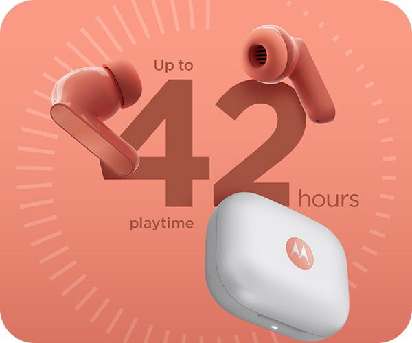 Earbuds motorola moto buds battery