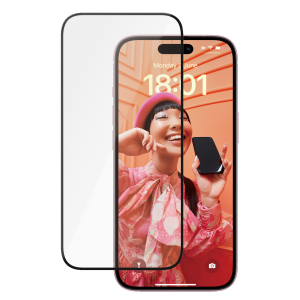 Γυαλί Προστασίας Οθόνης PANZERGLASS Ceramic Protection Ultra - Wide Fit για iPhone 15