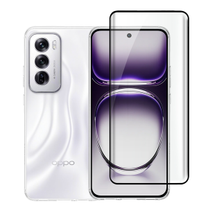 Διάφανη Θήκη + Γυαλί Προστασίας Οθόνης με Πλαίσιο COSY για  OPPO Reno12