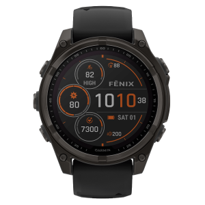 GARMIN fenix 8 47mm Solar Sapphire Titanium Smartwatch