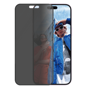 Γυαλί Προστασίας Οθόνης PANZERGLASS Ultra - Wide Fit Privacy για iPhone 16 Plus/ iPhone 15 Plus