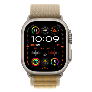APPLE Watch Ultra 2 49mm Natural Titanium με Alpine Loop Tan Large Smartwatch
