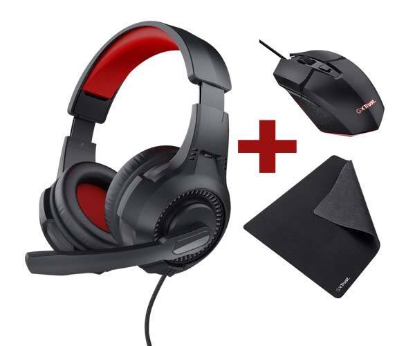 GAMING TRUST HEADSET+MOUSE+PAD BUNDLE