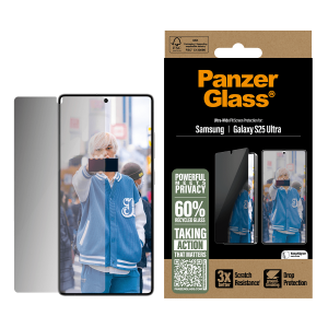 Γυαλί Προστασίας Οθόνης PANZERGLASS Ultra - Wide Fit Privacy για SAMSUNG Galaxy S25 Ultra
