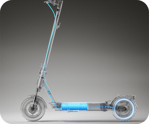 XIAOMI 5 Pro Electric Scooter night light
