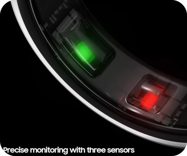 SAMSUNG Galaxy Ring Size 11 Titanium Black 3 sensors