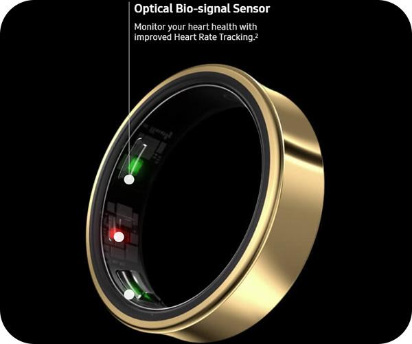 SAMSUNG Galaxy Ring Size 13 Titanium Black smart sensor