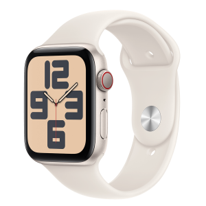 APPLE Watch SE GPS + Cellular 44mm Starlight Aluminioum Case with Starlight Sport Band Medium/ Large Smartwatch