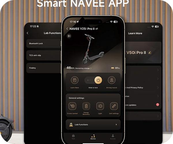 NAVEE V25i Pro II Smart NAVEE App