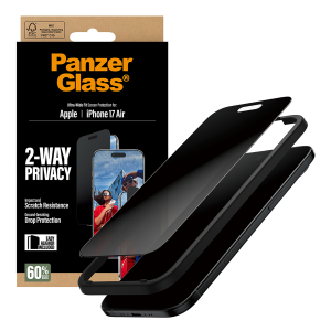 Γυαλί Προστασίας Οθόνης με Πλαίσιο PANZERGLASS Ultra - Wide Fit 2-Way Privacy για iPhone Air