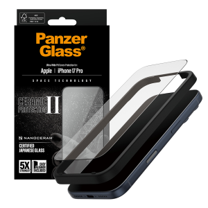 Γυαλί Προστασίας Οθόνης με Πλαίσιο PANZERGLASS Ultra - Wide Fit Ceramic Protection II για iPhone 17 Pro